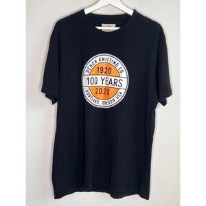 Dehen 1920 100th Anniversary Limited American Logo Graphic T-Shirt Black Men's L